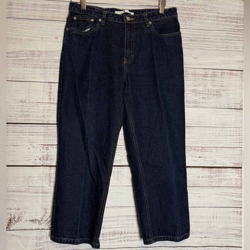 Tommy Hilfiger Women's Dark Blue Relaxed Jeans